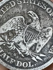 Nice 1865 S Seated Liberty silver Half Dollar 50c
