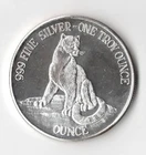 1976 Bicentennial USA Leopard Rare Coin 1 Troy Oz .999 Fine Silver Round Medal