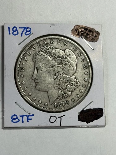 1878 Morgan Silver Dollar $1 8TF XF Tough Variety