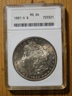 1881-S Morgan Dollar *ANACS MS 64 SOAP BOX*