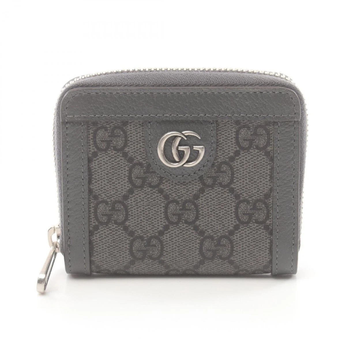Portefeuille rond homme Gucci Ophidia Gg Supreme en toile enduite de PVC cassé
