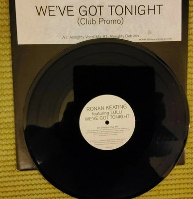 Ronan Keating mit Lulu - We've Got Tonight (Club Promo) Haus 12'' Schallplatte V