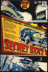 SECRET-SIX-1-1968-FN-VF-1ST-APPEARANCE-MOCKING-BIRD-amp-SECRET-SIX-TEAM