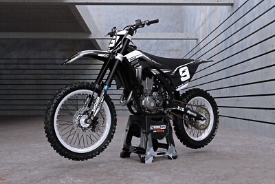 2024 2025 KX 450 Graphics Kit KAWASAKI KX450 KXF 450 White Black