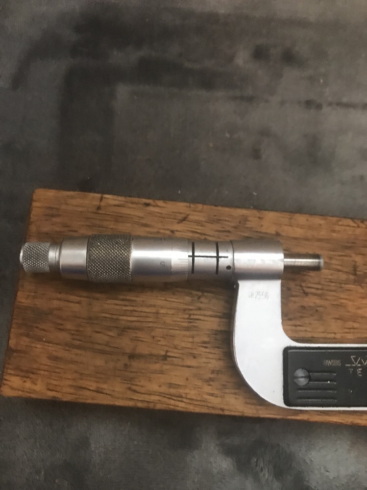 Tesa 1"2". Micrometer w/ case No Tips Included eBay