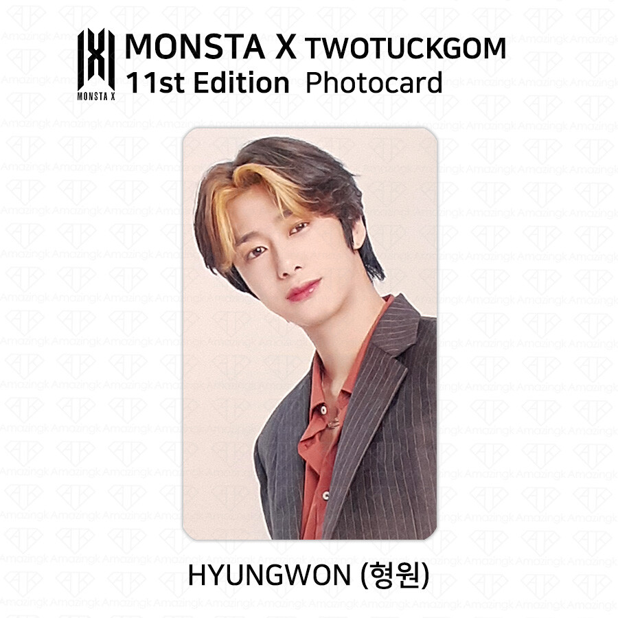 MONSTA X TWOTUCKGOM Official Photocard 11st Edition Minhyuk