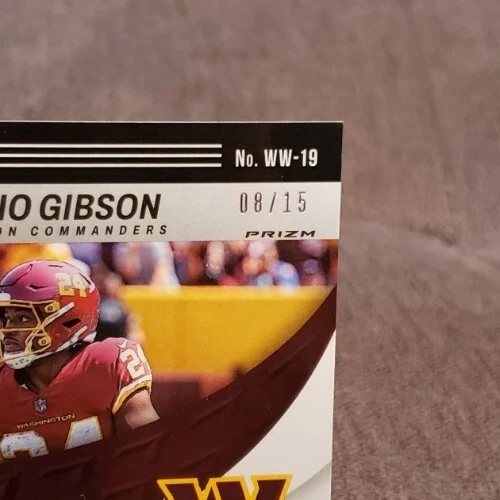 2022 Mosaic Will to Win Blue Flourecent /15 Comanders WW-19 - Image 3 of 3