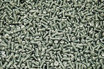 (1000) Torx Pan Head 10-32 x 1/2 Thread Rolling Trilobe Panel Screws #10 Zinc