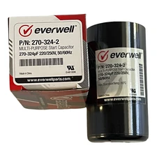 Motor Start Capacitor 270-324 MFD uF 220-250 VAC 50/60Hz HVAC