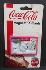NOS 1997 Coca-Cola Refrigerator Magnet #51569 Polar Bear Cave of Mirrors Fridge