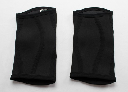 Gymshark Men's Compressive Fit Insulating Knee Sleeves 3mm DH3 Black Large NWT - Picture 3 of 6