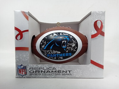 NFL Carolina Panthers Mini Football Ornament New & Ships Free