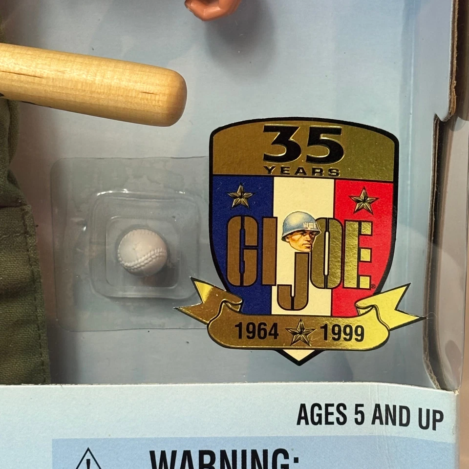 1999 Hasbro GI Joe TED WILLIAMS boneco de ação piloto de guerra da Coreia caixa lacrada - Imagem 4 de 4