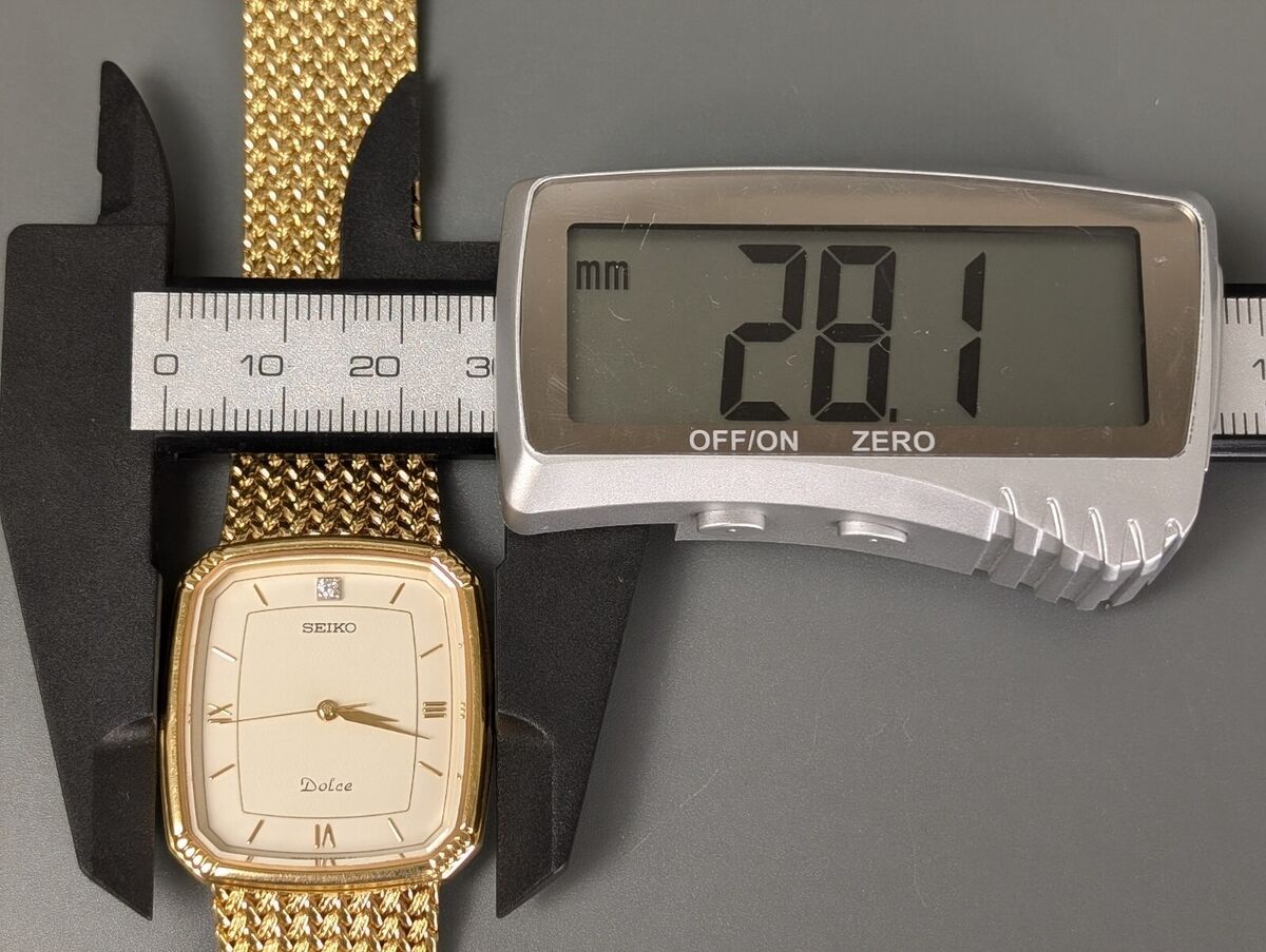 SEIKO Dolce 5E31-5A90 Gold Diamond quartz Men's Watch SEIKO Dolce 5E31-5A90 Gold Diamond quartz Men's Watch