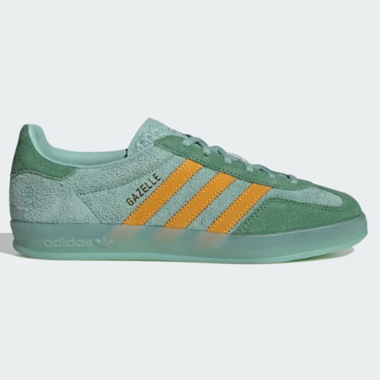 Adidas Women's Gazelle Indoor Suede 'Hazy Green' - IG6783