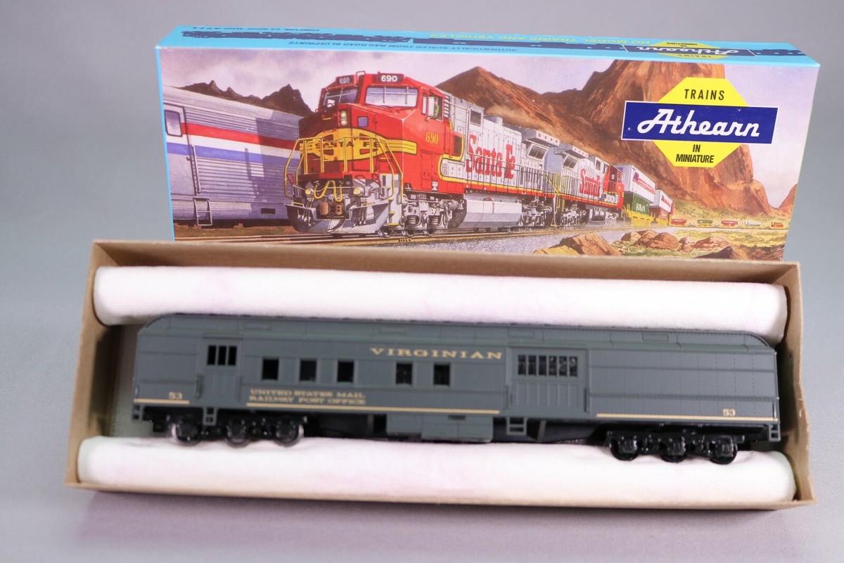 Fourgon à Bagages Virginian 97 – Athearn Greenway, échelle HO, Kit Monté Peint