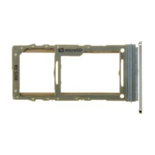 SIM Micro SD Card Tray for Samsung Galaxy Note 10 Lite Silver Replacement Parts