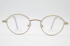 Glasses BROWN CLASSICS 1940 Gold Plated 22Kt Gold Oval Eyeglass Frame New