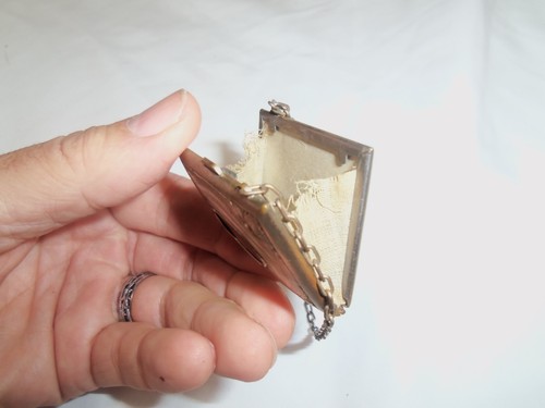 Art Deco 1920s Celluloid Tiny Pill Coin Purse #8 - Picture 5 of 5