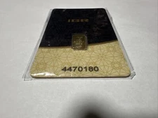 Gold IGR Bar 0.5g Fine 999.9  Assay Certificate