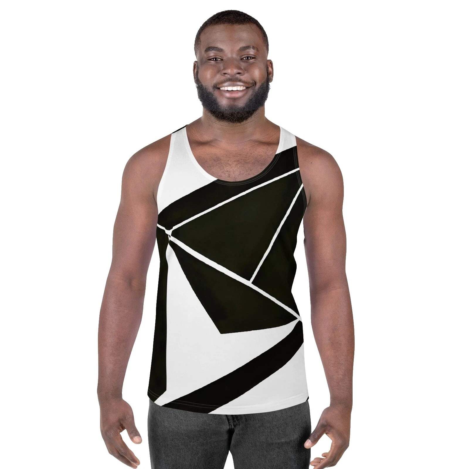 Geométrico Activewear Tops for Men