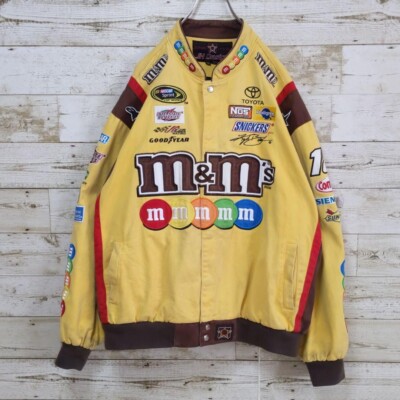 Used Jeff Hamilton 90s Racing Jacket M&M's 2XL - Rare Design | eBay
