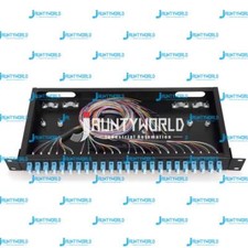 48 core LC with adapter pigtail 24 Ports Patch Panel Fiber Optic Terminal Box
