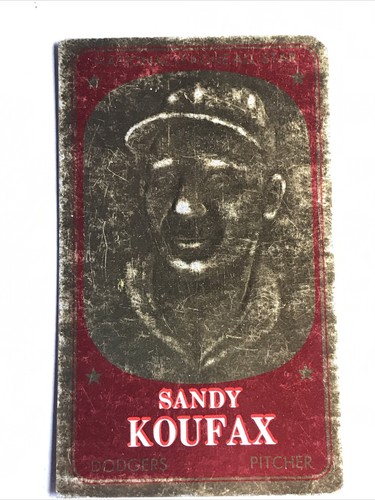 1965 Topps Embossed (3 Card) Lot 59 Hank Aaron 8 Koufax 11 Mickey Mantle - Picture 7 of 8