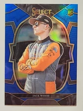2023 Chronicles NASCAR Racing Select #19 Jack Wood Blue Prizm #003/199 RC