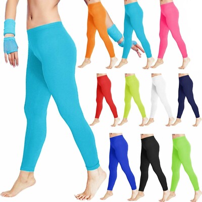 Mädchen Gymnastik Tanz Leggings ohne Fuß Ballett Gummizug Kinder Hose 5-12 