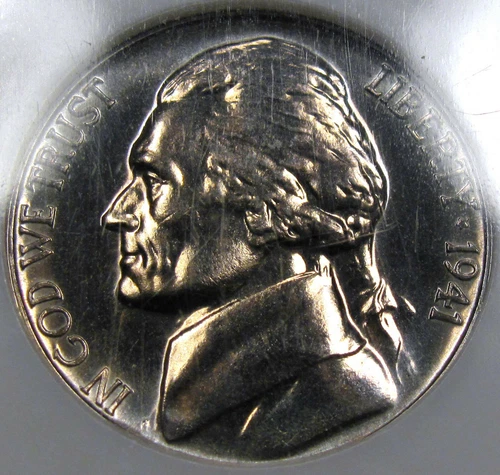 1941 Jefferson Nickel NGC PF-66 Full Blazing Mirrored Look, Golden Toning, NICE!