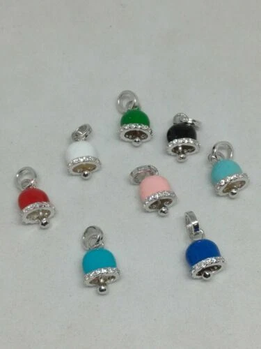 Ciondoli di lusso bianchi in argento con pietra principale zircone