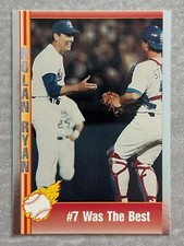 1991 Pacific NOLAN RYAN "#7 Was The Best" Rare Silver Insert Baseball Card #3