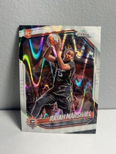 2025 Panini Prizm WNBA #47 Rayah Marshall White Seismic Prizms