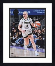 Framed Hailey Van Lith Chicago Sky Autographed 16" x 20" Dribbling Photograph