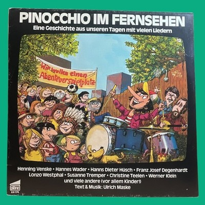 LP Pinocchio Im Fernsehen F.J. Degenhardt Hannes Wader Hanns D. Hüsch PLÄNE #