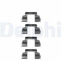 ZubehöRsatz Scheibenbremsbelag Delphi LX0334 FüR Peugeot Seat Mercedes Skoda 9A4