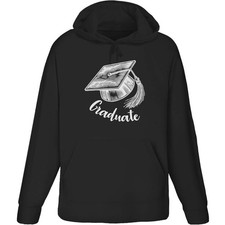 'University Graduate Mortar Board' Adult Hoodie / Hooded Sweater (HO051921)