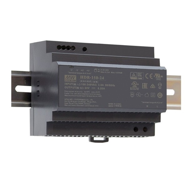 Schaltnetzteil 12V 11,3A 135,6W FüR Din-Schiene HDR-150-12 Mw Mean Well-image