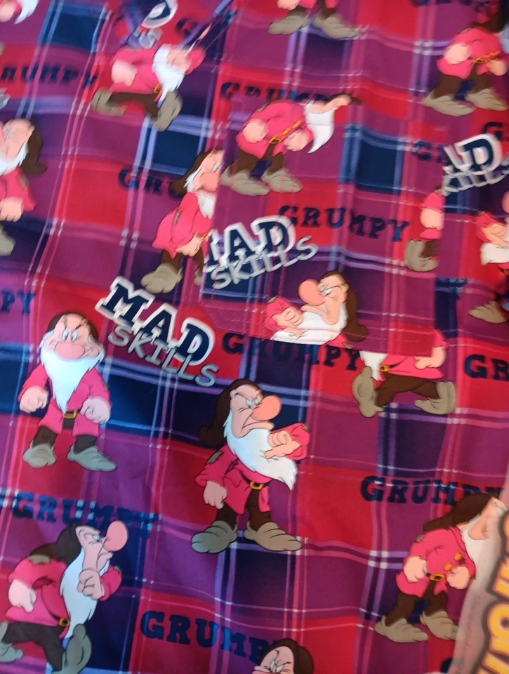 Cherokee Uniform Tooniforms Disney Seven Dwarves Grumpy Men Size M NWT - Image 2 of 4