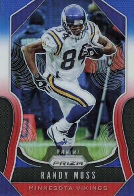 2019 Panini - Prizm Football Randy Moss #294 Red White & Blue 