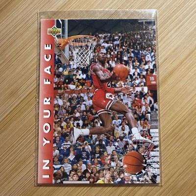 -93 Upper Deck Michael Jordan #453 In Your Face Slam Dunk Championship Card