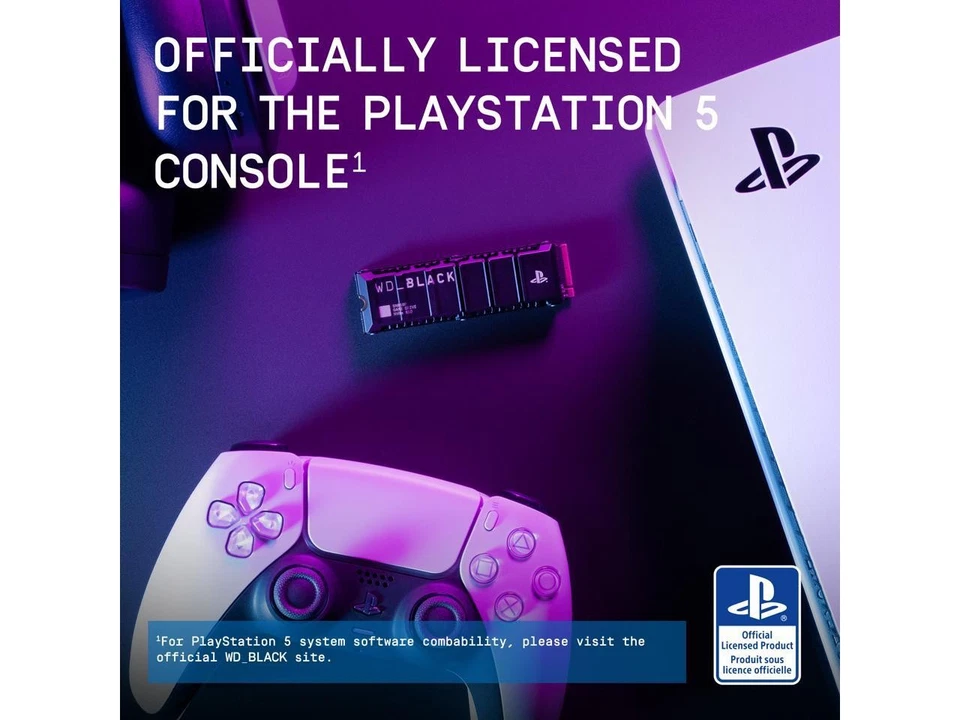 WD_BLACK™ SN850P 2TB NVMe™ SSD for PS5™ consoles M.2 2280 PCI-Express 4.0 x4 - Image 3 of 4