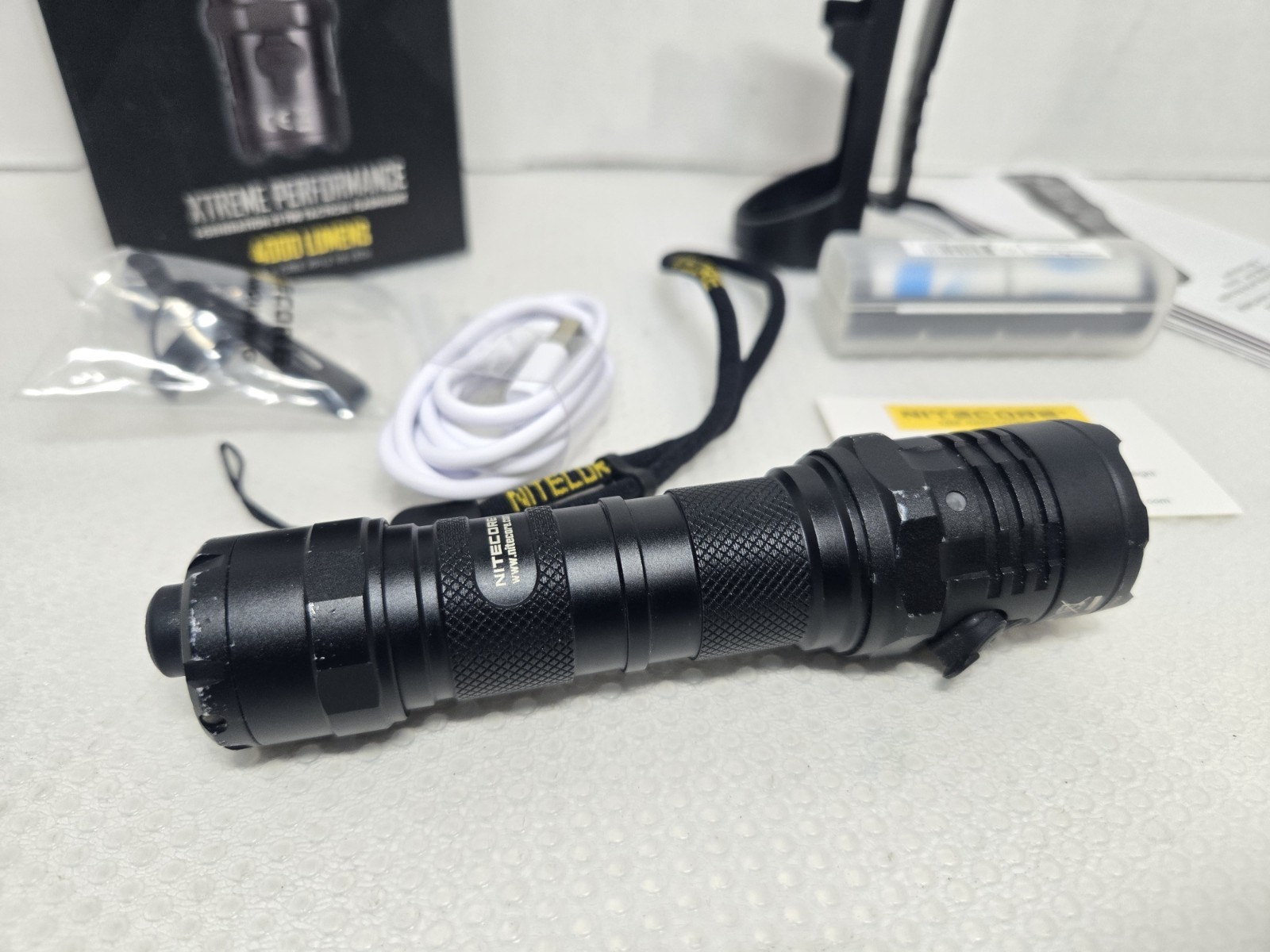 NITECORE P20iX 4000 Lumen USB-C Rechargeable Tactical Flashlight 