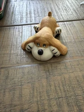 Russ Berrie & Co Lazy Hound Dog Porcelain Figurine 5590 1980s