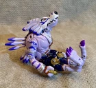 VTG. Digimon Garurumon WereGarurumon Digivolving Action Figure Bandai Incomplete