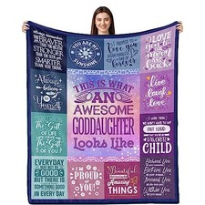 Gifts for Goddaughters from Godmother, Birthday Gifts 50"x60" Goddaughter Gift