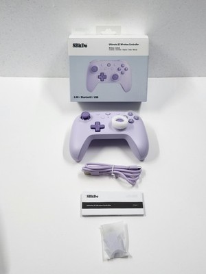 8BitDo Ultimate 2C 81HD Wireless Controller Purple  2.4G Bluetooth USB Open Box