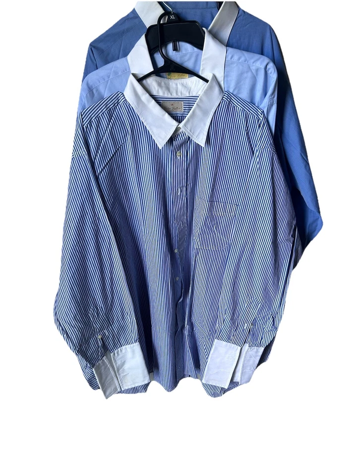 Lote de 3 Victor Talbots Para Hombre Calce Clásico A Medida 100% Algodón Hecho en Italia 3XL Foto 2 de 4