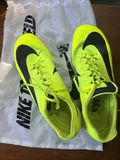 Nike Zoom Rival Sprint Volt Sprinting Track  Field Spikes Men's Size 10